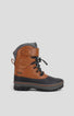 Cougar Kids SOJU_K STRETCH LACE TOGGLE VELCRO WINTER KID BOOTS DARK TAN