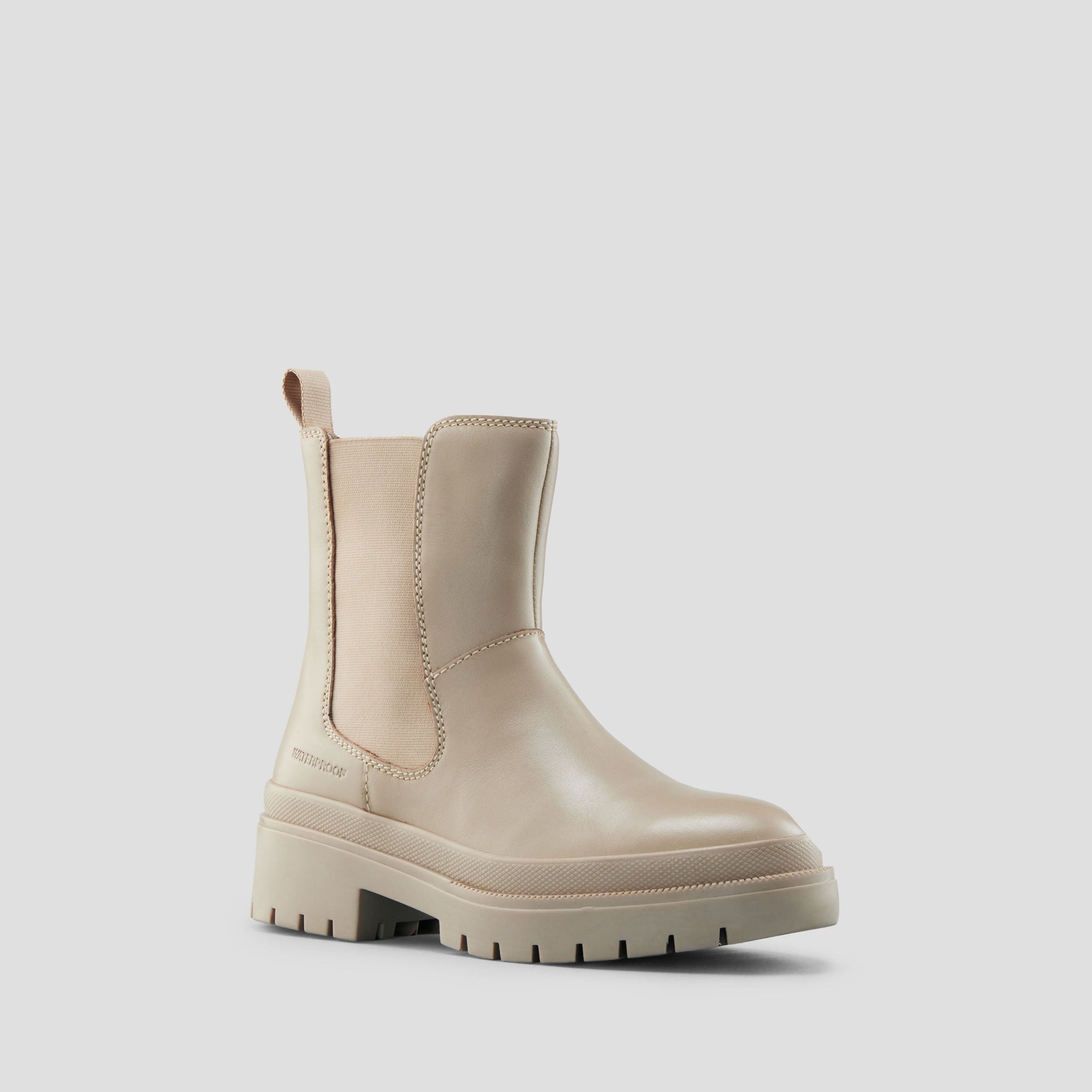 Swinton Leather Waterproof Boot - Color Cream