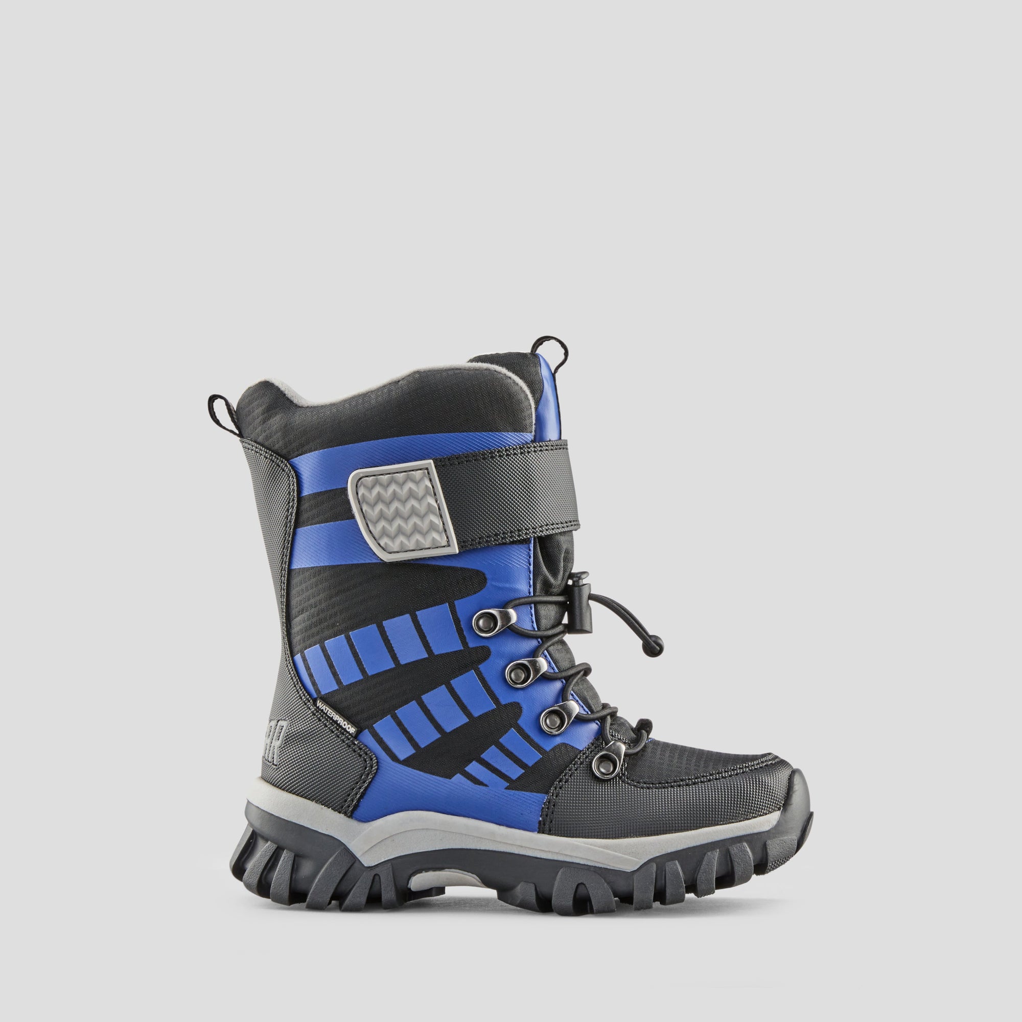 Tango Nylon Waterproof Winter Boot (Youth+) - Colour Black-Electric Blue