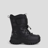 Cougar Kids TANGO_K STRETCH LACE TOGGLE VELCRO WINTER KID BOOTS BLACK