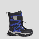 Cougar Kids TANGO_K STRETCH LACE TOGGLE VELCRO WINTER KID BOOTS BLACK/BLUE