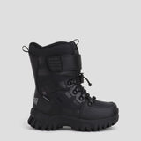 Cougar Kids TANGO_T STRETCH LACE TOGGLE VELCRO WINTER KID BOOTS BLACK