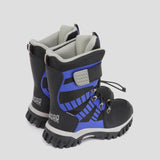 Cougar Kids TANGO_T STRETCH LACE TOGGLE VELCRO WINTER KID BOOTS BLACK/BLUE