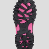Cougar Kids TOASTY_T STRETCH LACE TOGGLE VELCRO WINTER TODDLER BOOTS BLACK/RASPBERRY