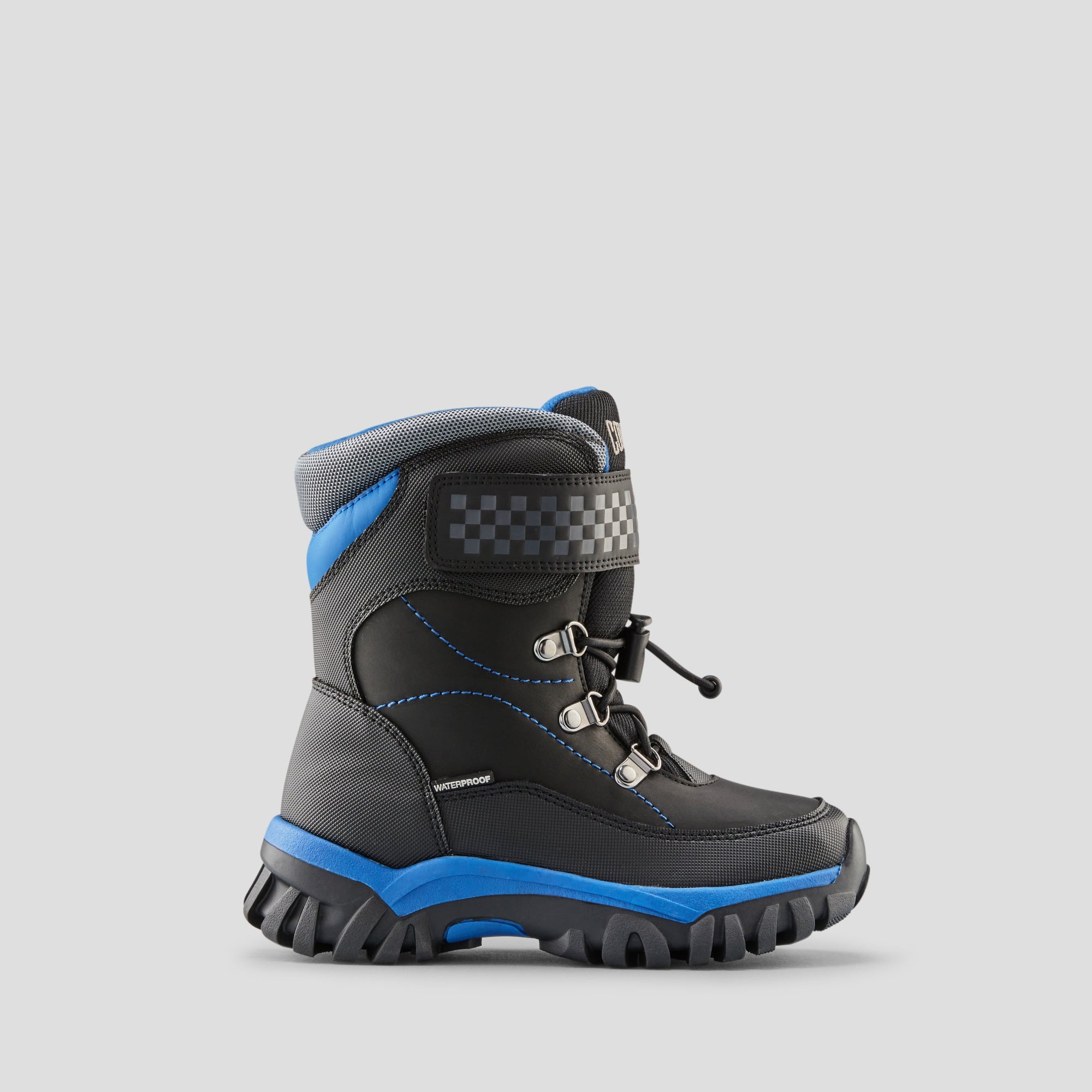Triumph Nylon Waterproof Winter Boot (Youth) - Colour Black-Blue