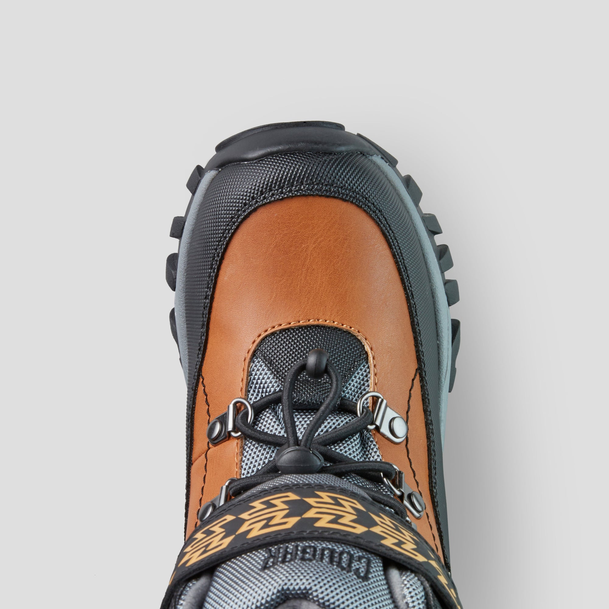 Turk Nylon Waterproof Winter Boot (Youth+) - Colour Black-Tan