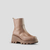 Villa Leather Wedge Waterproof Boot with PrimaLoft® - Colour Almond