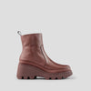 Villa Leather Wedge Waterproof Boot with PrimaLoft® - Colour Chianti