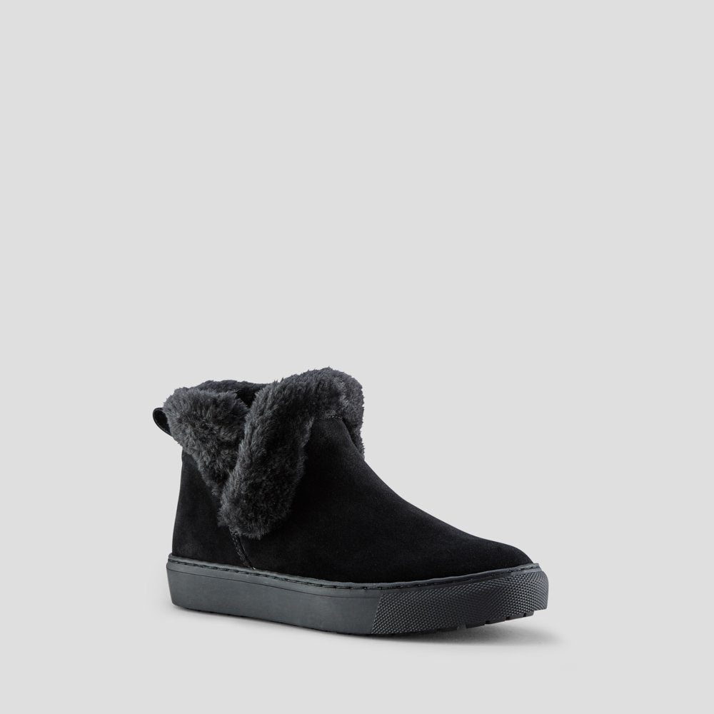 Duffy Suede Waterproof Winter Sneaker - Colour Black