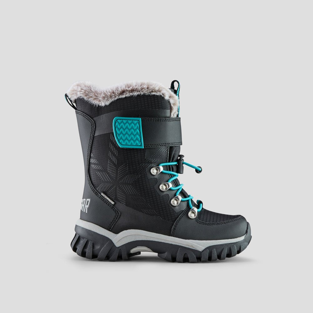 Toasty Nylon Waterproof Winter Boot (Youth) - Colour Black