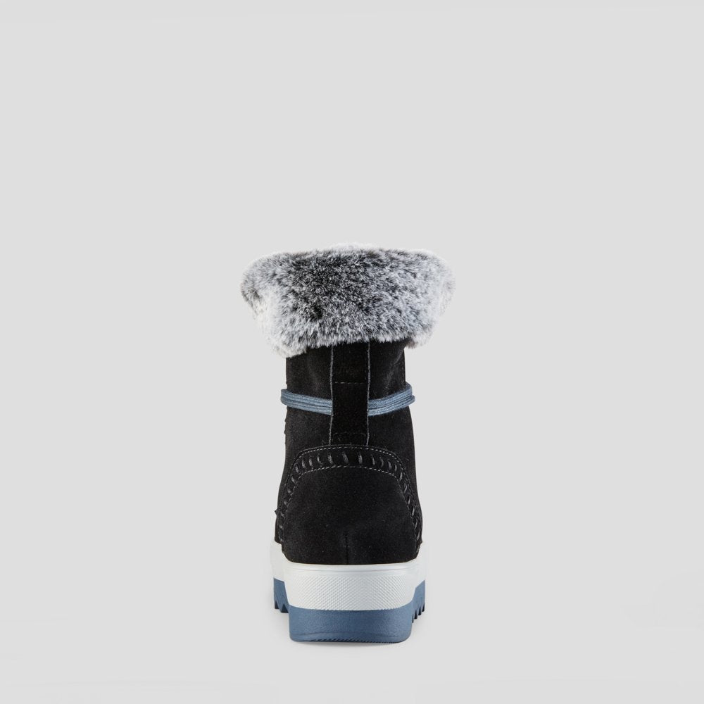 Vanetta - Botte d'hiver imperméable en suède - Colour Black