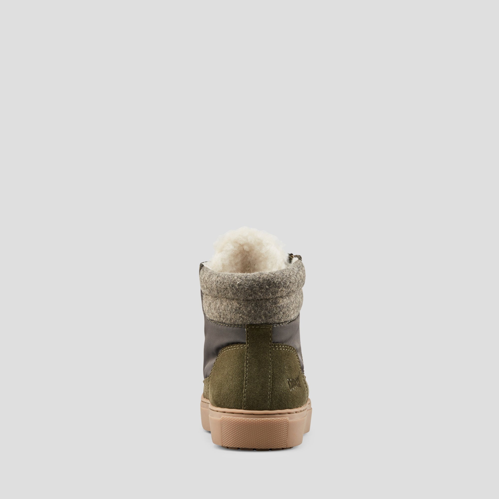 Dax Nylon Waterproof Winter Sneaker - Colour Olive