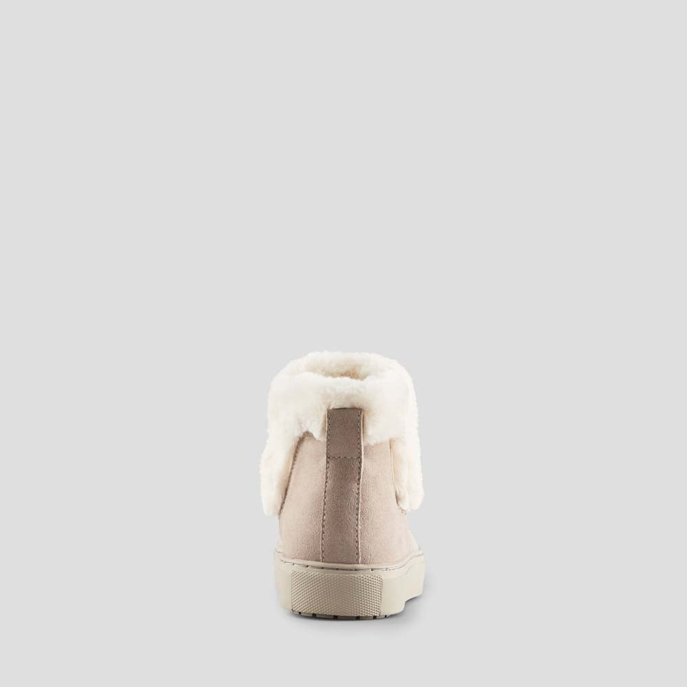 Duffy - Sneaker d'hiver imperméable en suède - Colour Mushroom