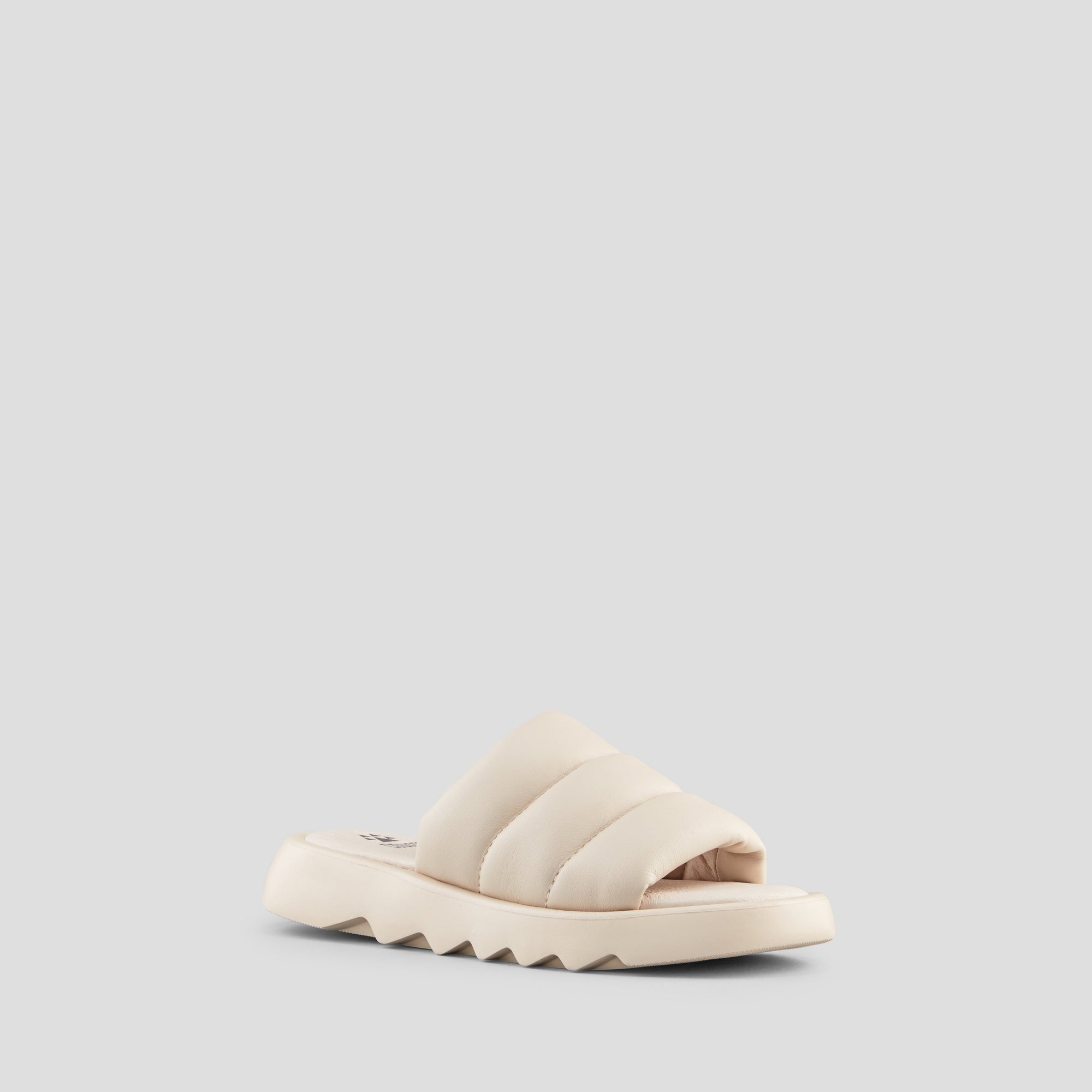 Julep Leather Water-Repellent Sandal - Colour Oyster