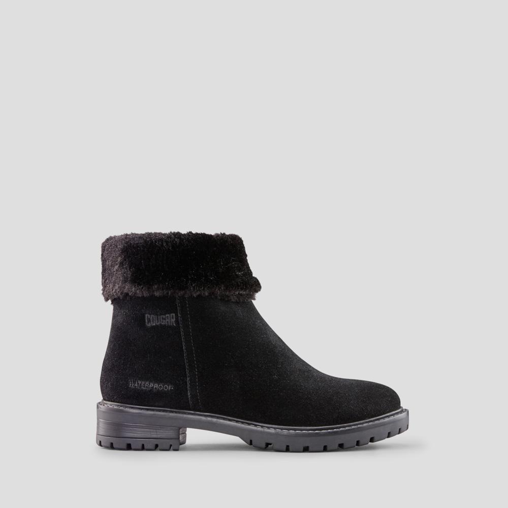 Kendal Suede Waterproof Winter Boot - Color Black