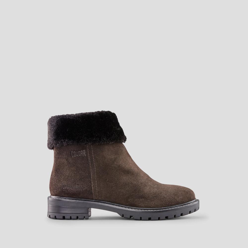 Kendal Suede Waterproof Winter Boot - Color Dk Brown