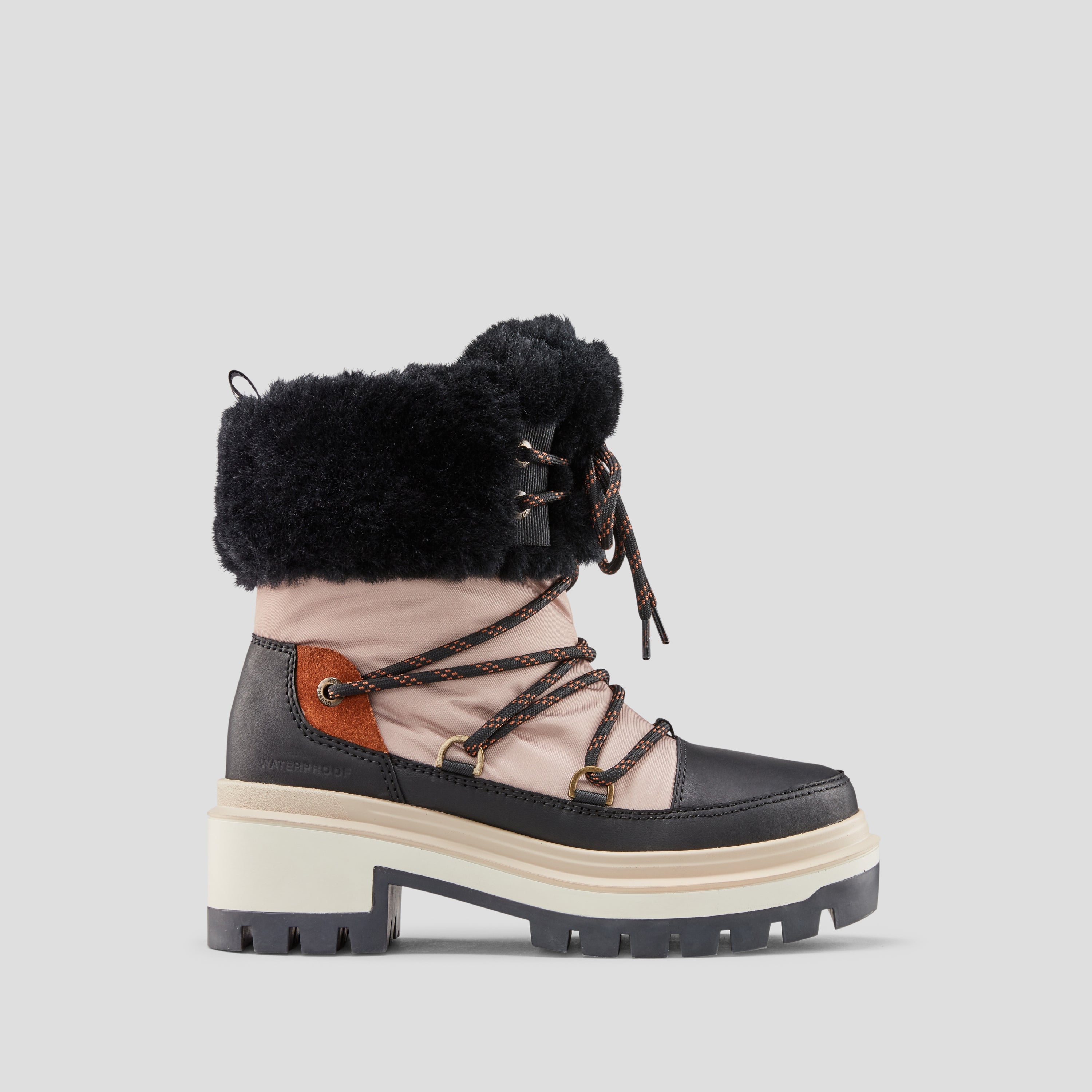 Cream hiker outlet boots