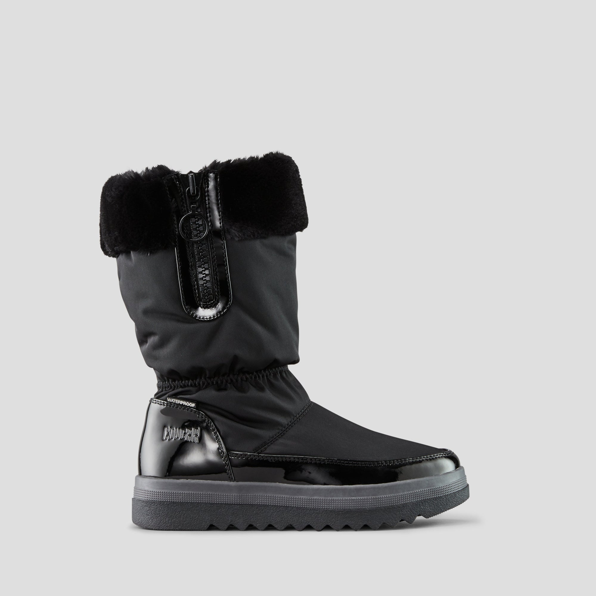 Merry Patent Waterproof Winter Boot (Youth) - Colour Black