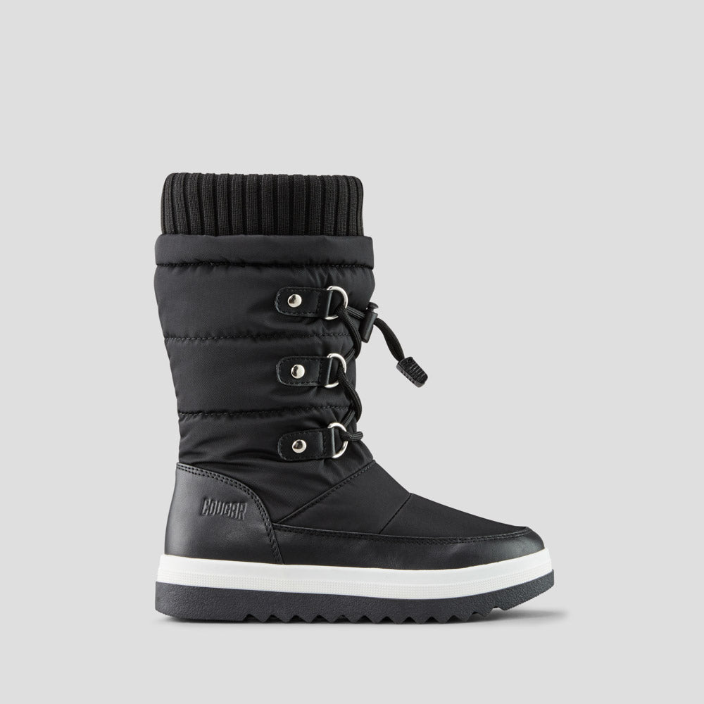 Moscato Nylon Waterproof Winter Boot (Youth) - Color Black