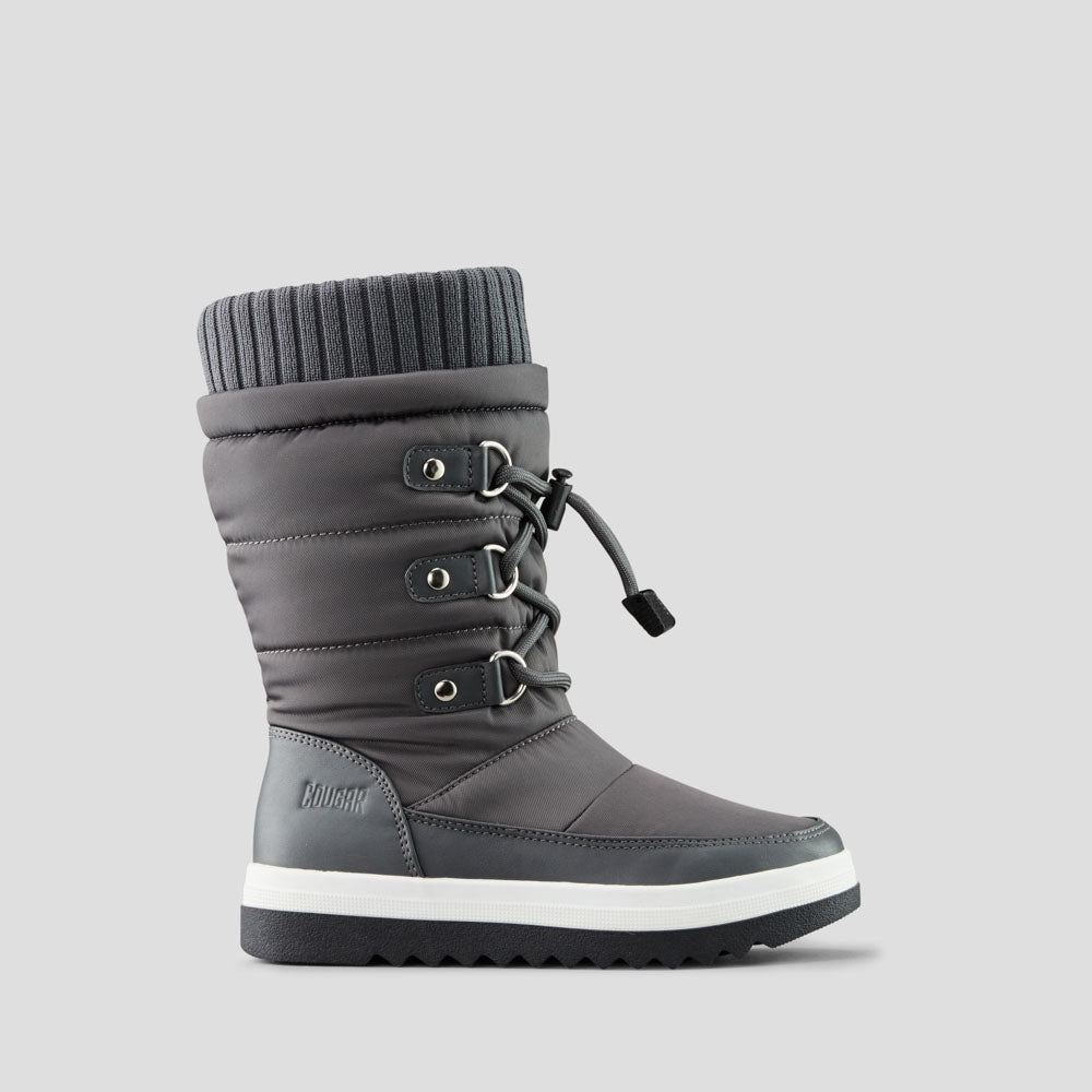 Moscato Nylon Waterproof Winter Boot (Youth) - Color Grey