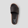 Naomi Leather Water-Repellent Sandal - Colour Black