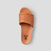 Naomi Leather Water-Repellent Sandal - Colour Cognac