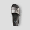 Naomi Leather Water-Repellent Sandal - Colour Metallic Silver