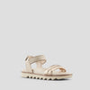Nolo Leather Water-Repellent Sandal - Colour Platino-Oyster