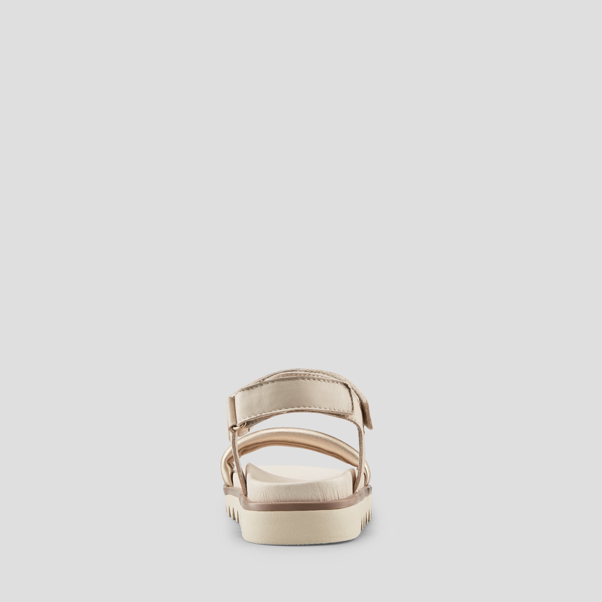 Nolo Leather Water-Repellent Sandal - Colour Platino-Oyster