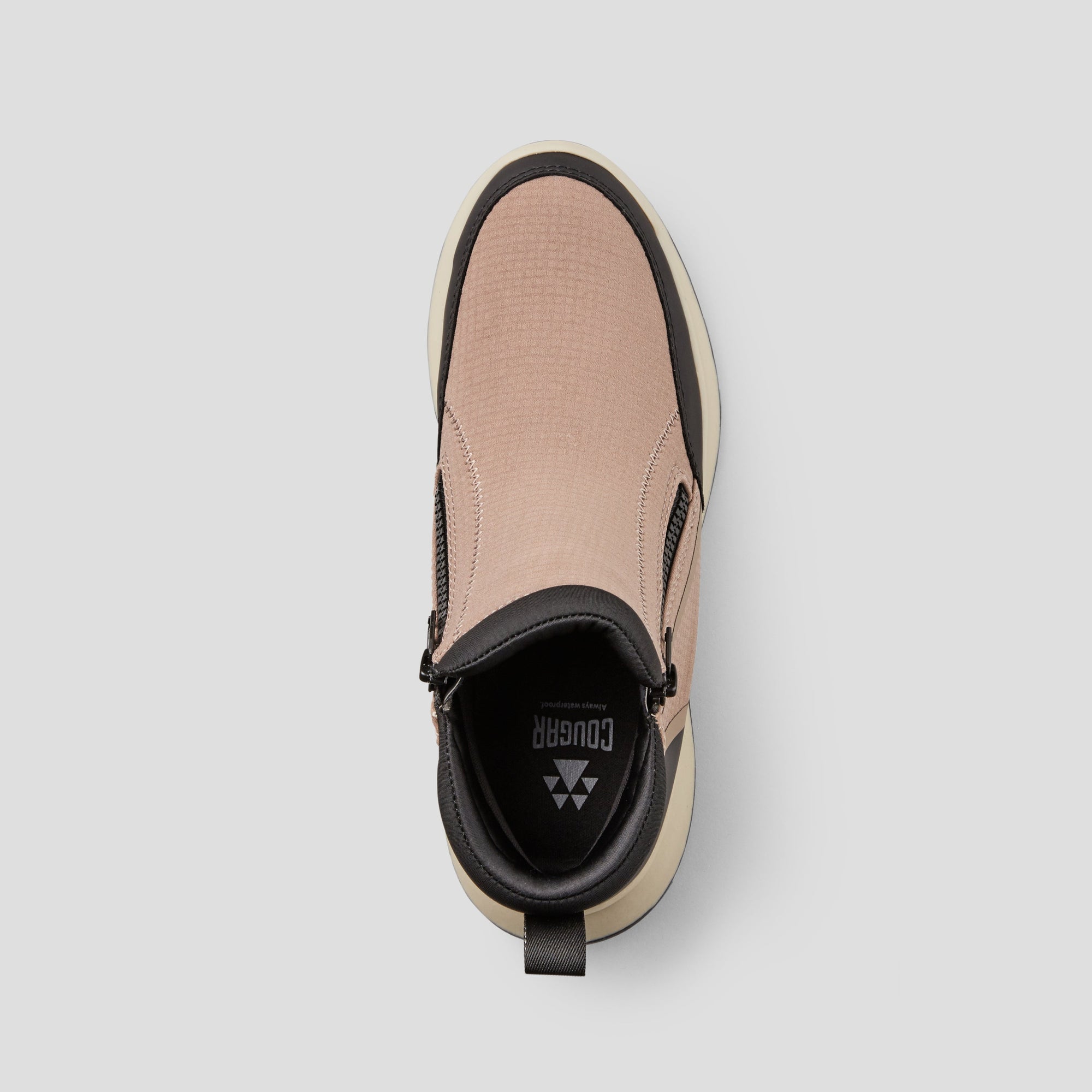River Nylon Waterproof Sneaker - Colour Walnut