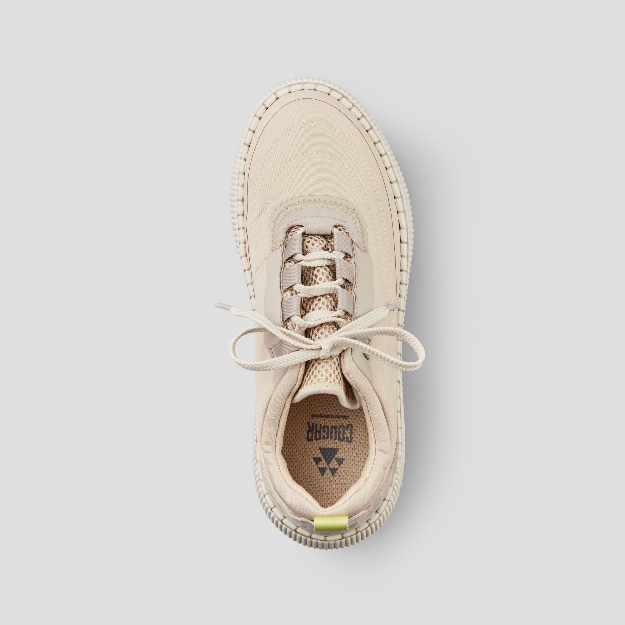 Sayah Luxmotion Nylon and Suede Waterproof Sneaker - Colour Oyster-Taupe