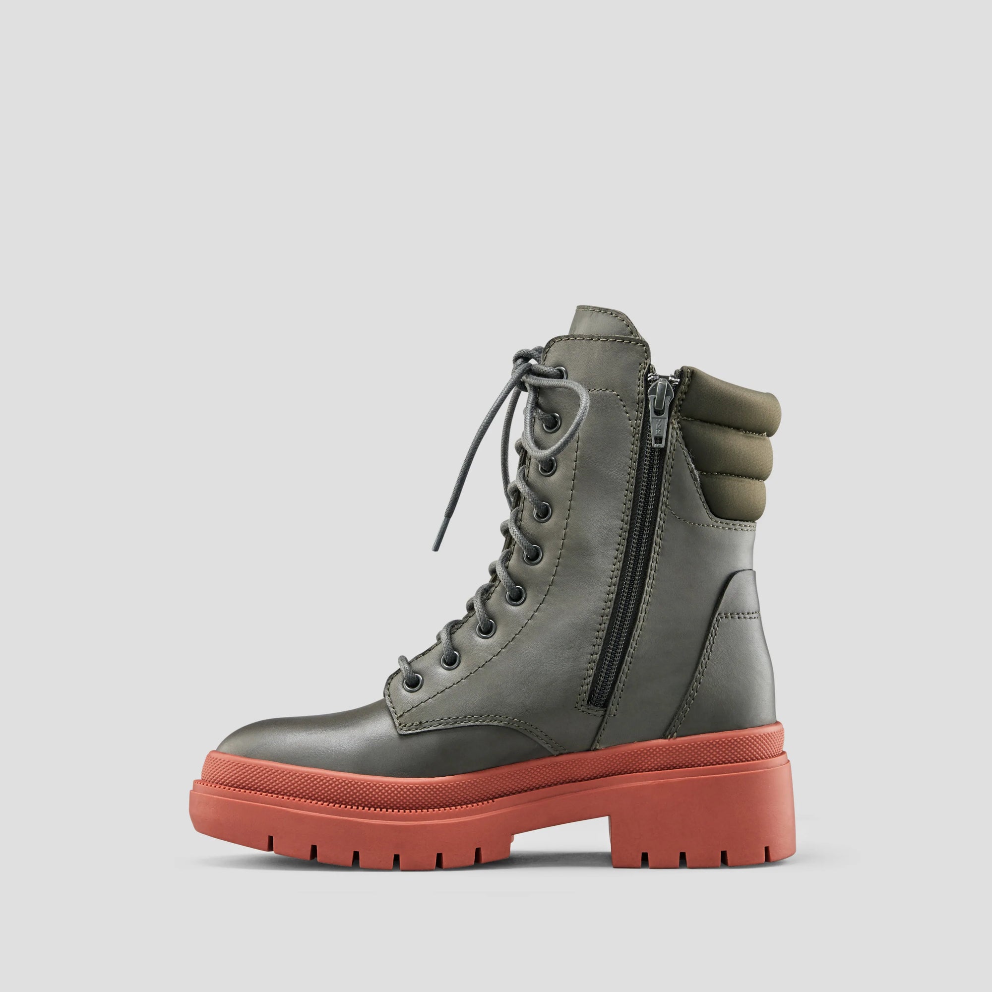 Saydee - Botte imperméable en cuir - Colour Olive