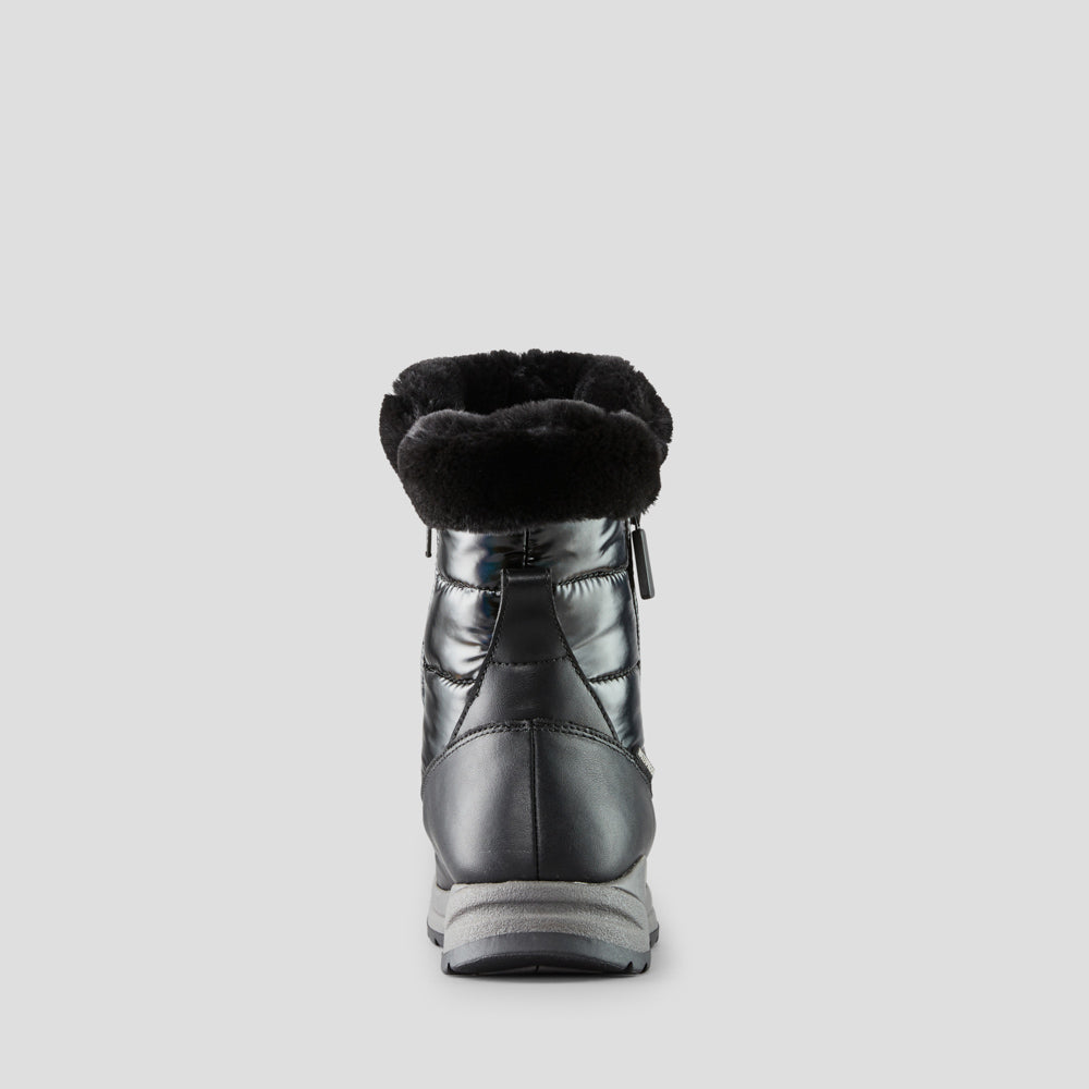 Starla - Botte d'hiver imperméable en nylon (Junior) - Colour Black Shiny