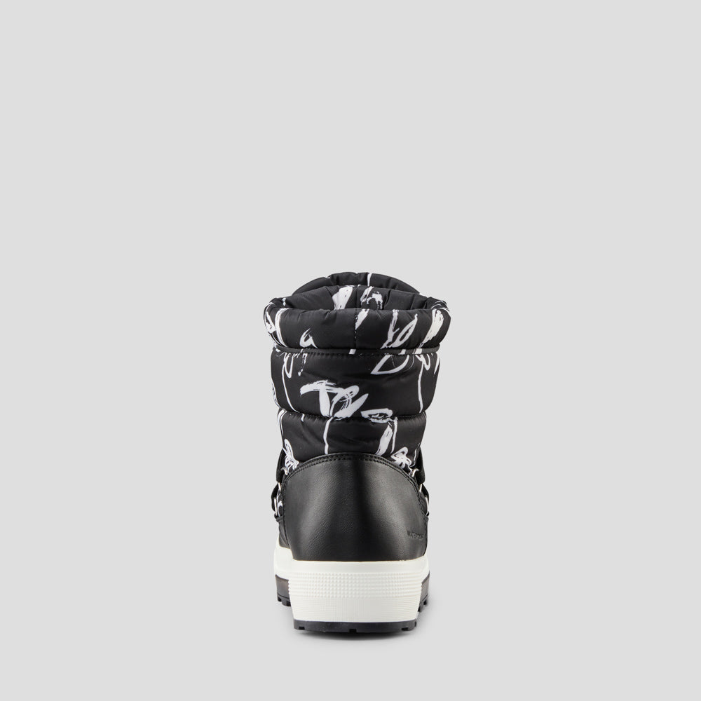 Wink - Botte d'hiver en nylon avec PrimaLoft® - Color Black-Abstract